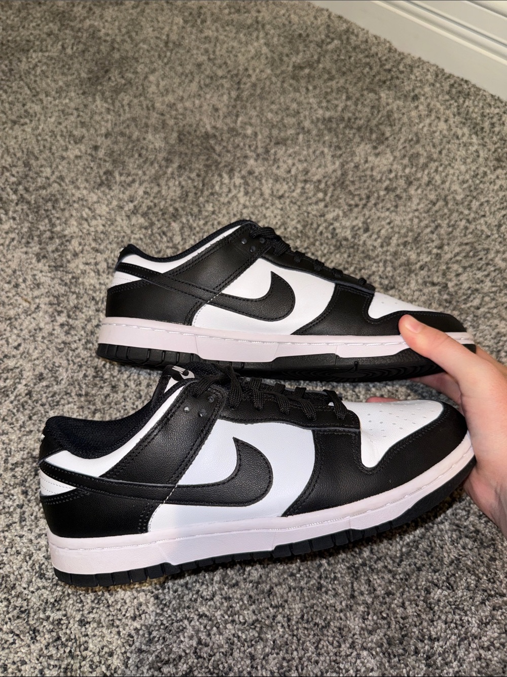 Nike Black and White Low-Top Dunks - Picture 7 of 9